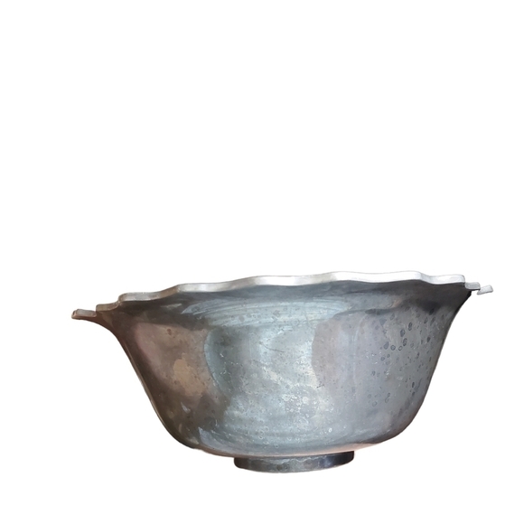 Pfaltzgraff Napoli Large Table fruit Bowl Aluminum Hollowware - Picture 5 of 11